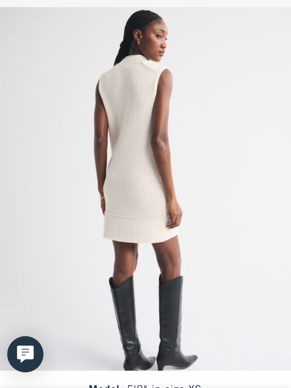 A&F Rollneck Mini Sweater Dress - Picture 4 of 8